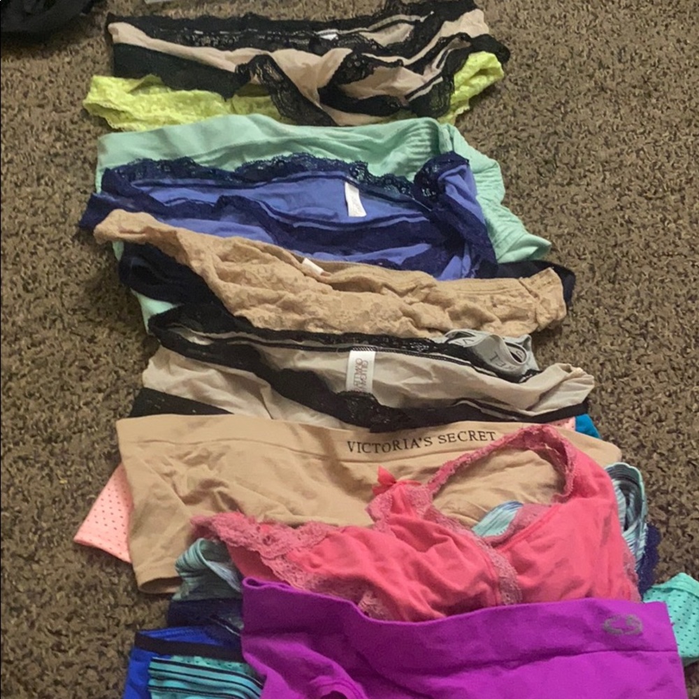 Variety of unused underwear.